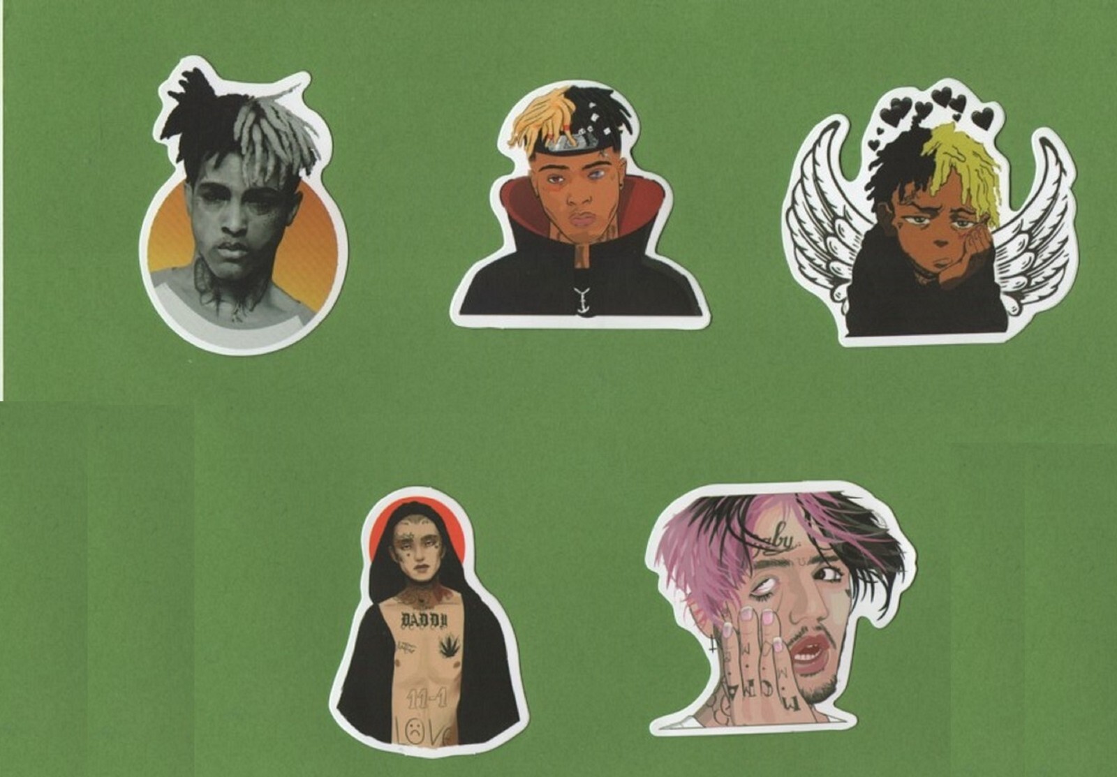 XXXtentacion XXX STICKER #1 HIPHOP Alternative EMO rap INDIE pop TRAP The Rev’s