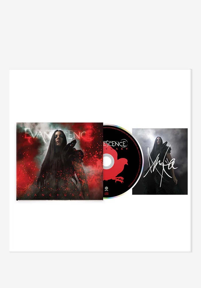 *SIGNED INSERT* EVANESCENCE: Sanctuary CD Autographed Amy Lee NEW SEALED Newbury