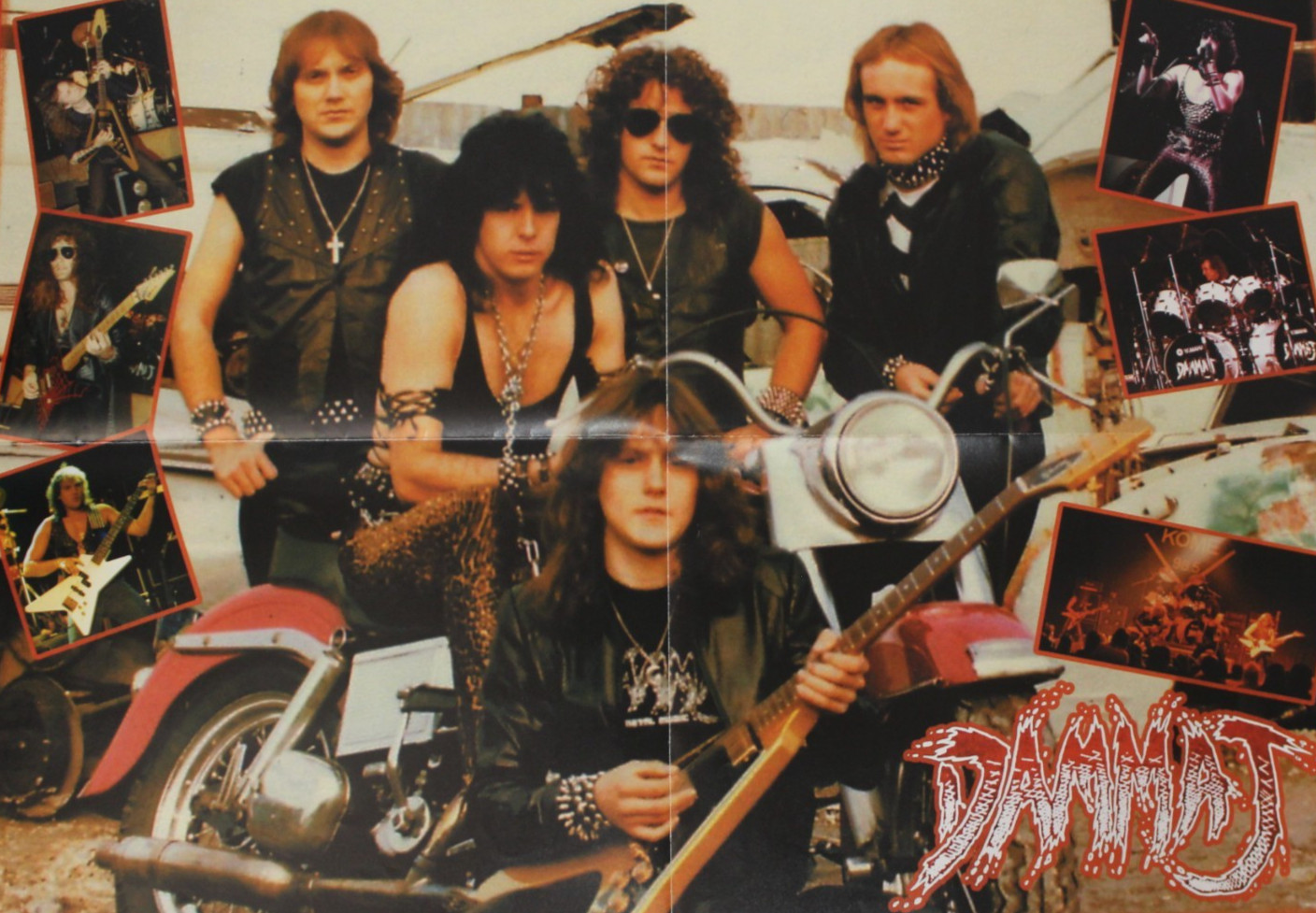 2010s DAMAJ Double-Sided Poster 23.25″ x 16.5″ (59 x 42cm) Heavy Metal Hard Rock