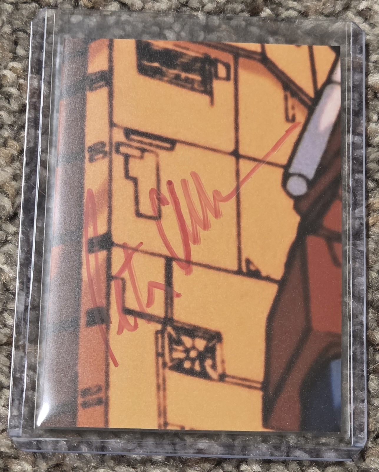 PETER CULLEN FAN EXPO CUT SIGNATURE PRINT CARD TRANSFORMERS OPTIMUS PRIME