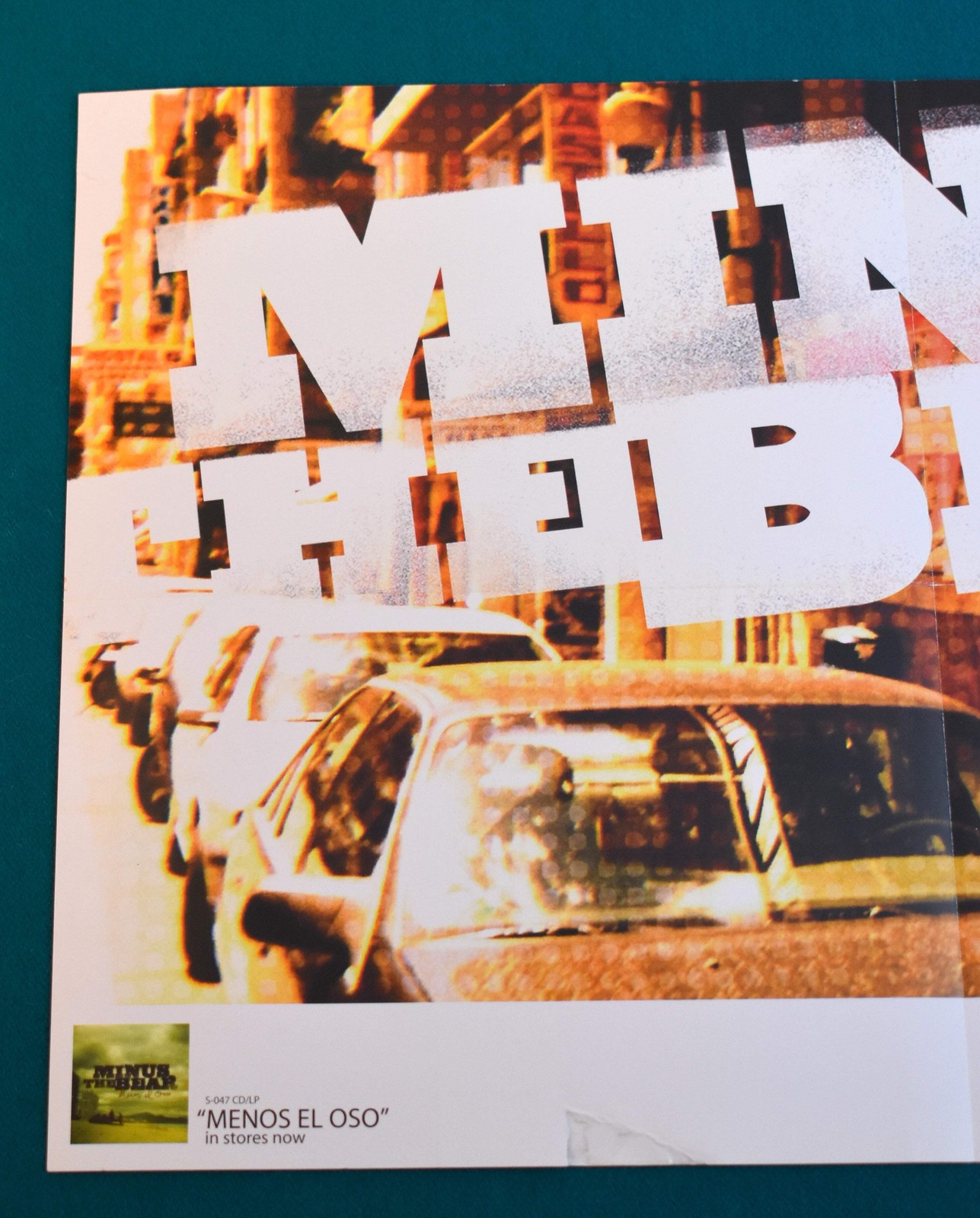 Minus The Bear Tour Poster, ‘Menos El Oso’ Album, Suicide Squeeze Records