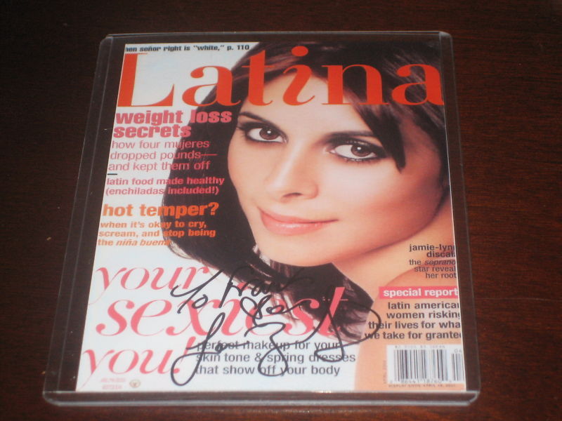 JAMIE LYNN SIGLER AUTOGRAPH SIGNED 3.5X5 PHOTO JSA RARE