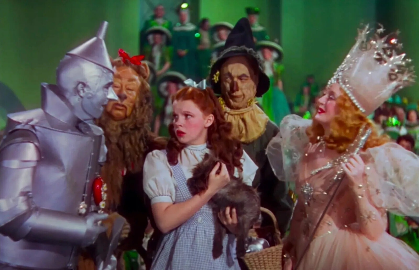 Wizard Of Oz Dorothy Glinda Tin Man Scarecrow Lion 8×10 Picture Celebrity Print