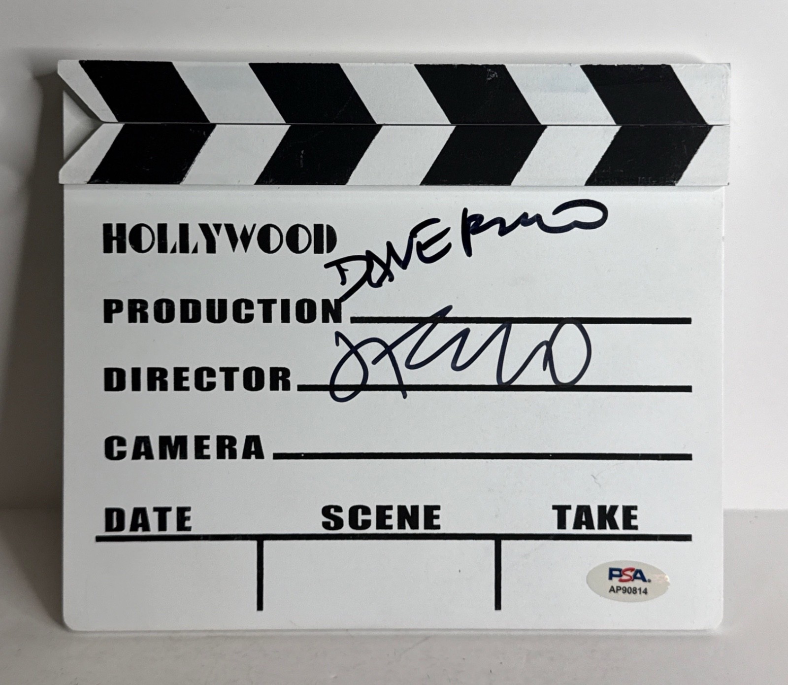 James And Dave Franco Signed 8×7 Directors Clap Board PSA AP90814