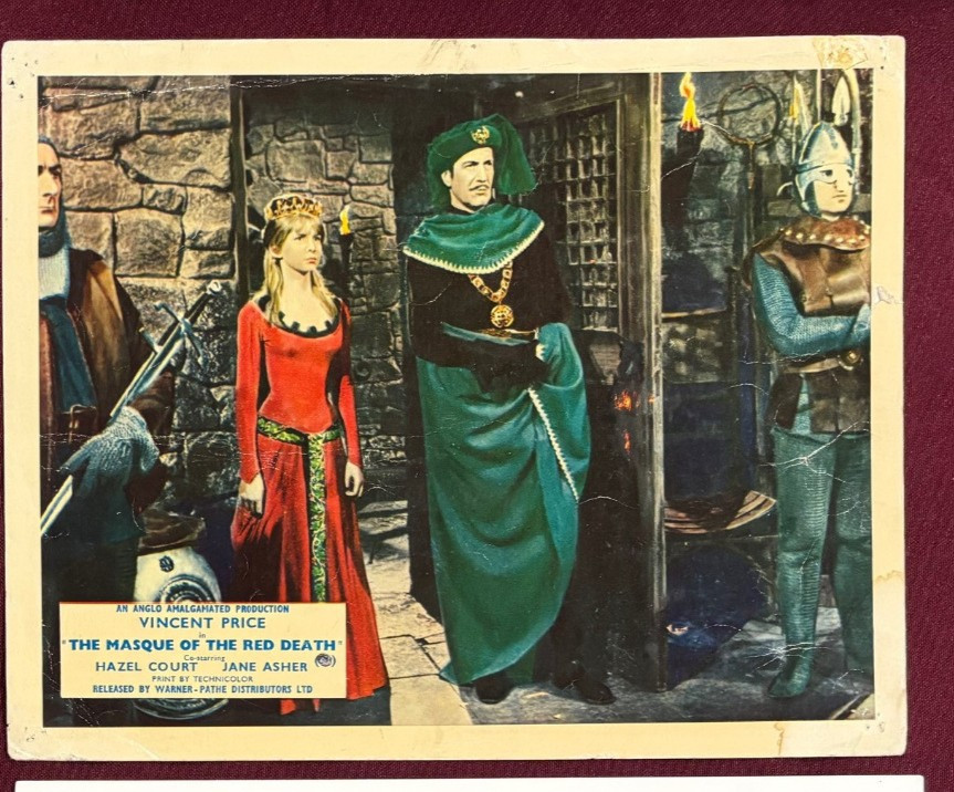 MASQUE OF THE RED DEATH PHOTO COLOR STILL ORIGINAL VINCENT PRICE ROGER CORMAN