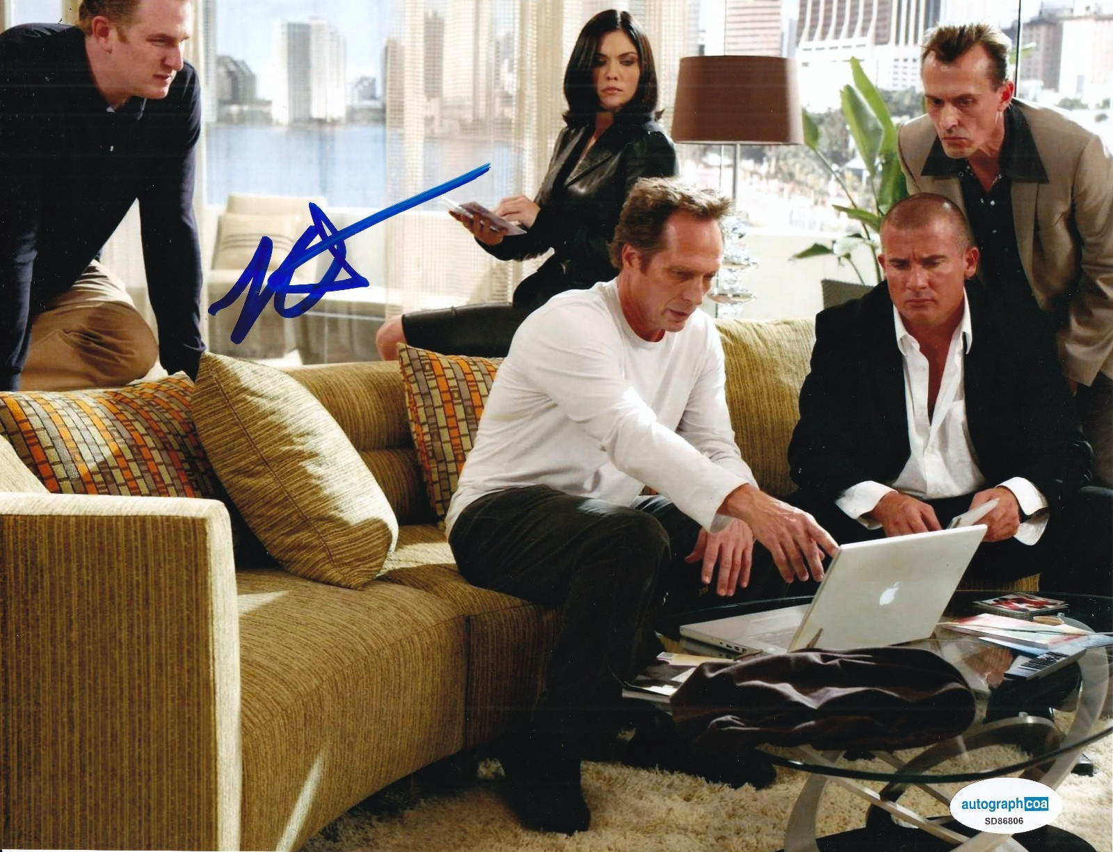 MICHAEL RAPAPORT signed (PRISON BREAK) TV Show 8X10 photo ACOA SD86806