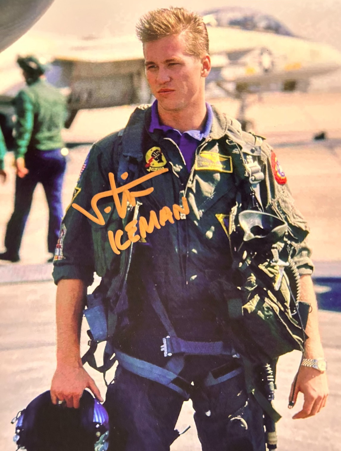 VAL KILMER Signed (TOP GUN: Iceman) Authentic Original Autograph 8×10″ + COA