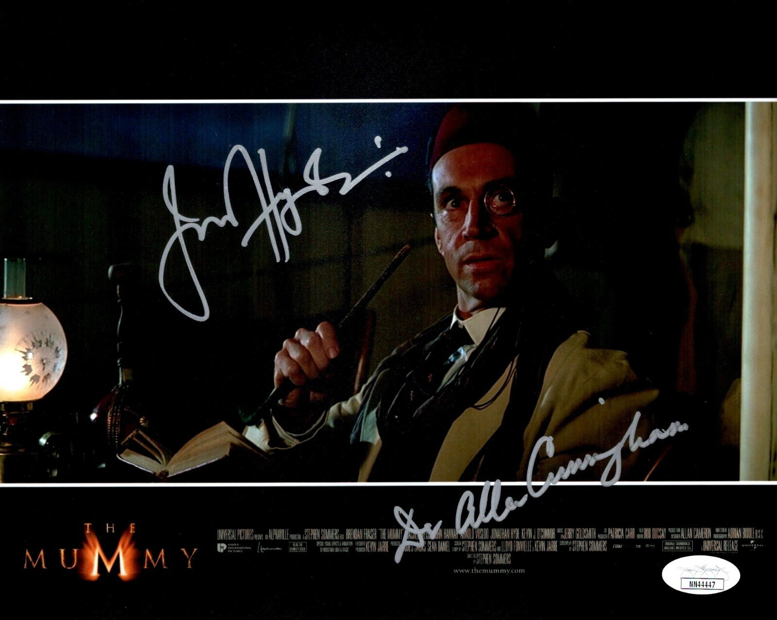 JONATHAN HYDE Signed 8×10 THE MUMMY Dr Chamberlain Autograph JSA COA Cert