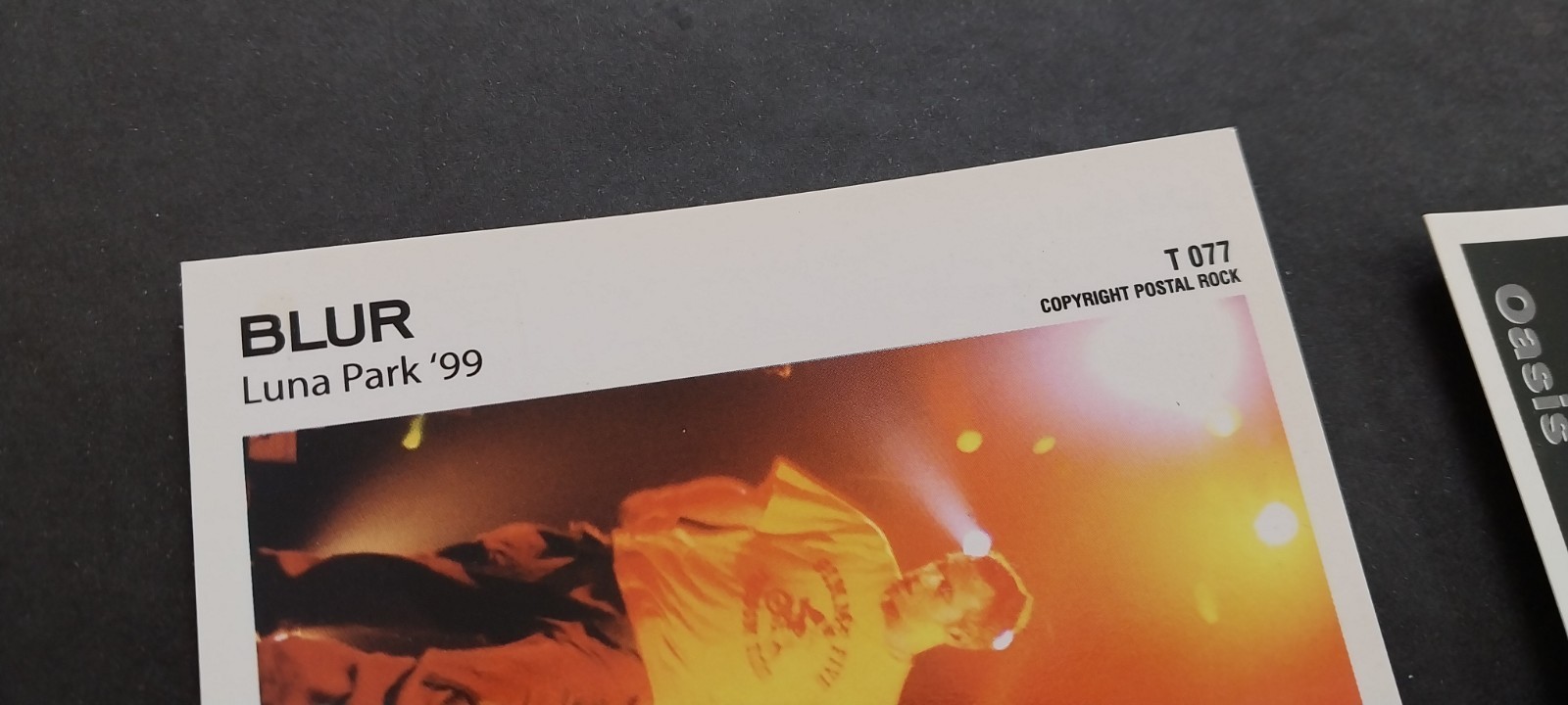 Blur Oasis Britpop Lot 2 Argentina 1999 Concert Photos Postcards Signed Violante