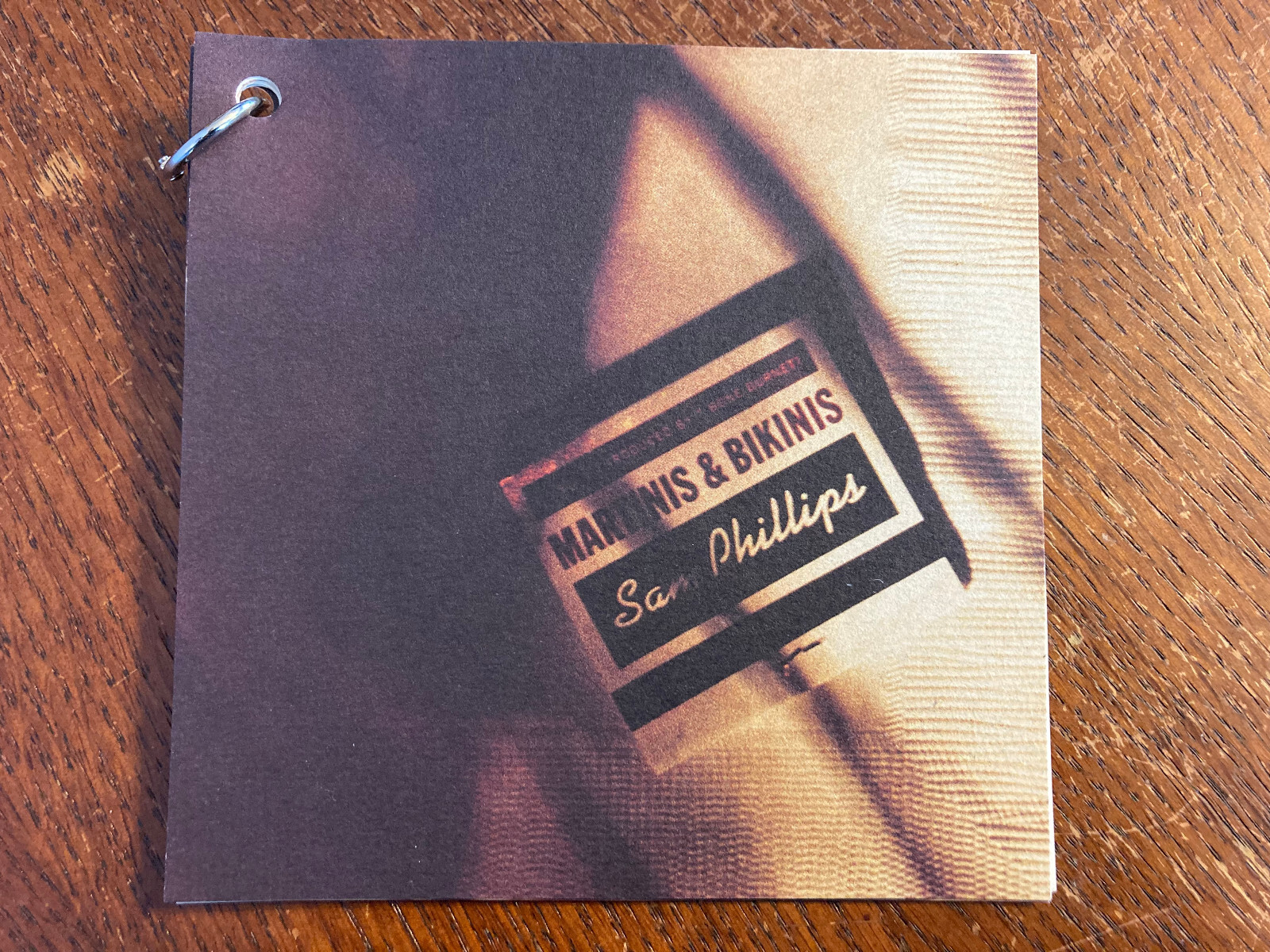 Sam Phillips ‘Martinis & Bikinis’ Promotional Photo Card Hype Set Virgin 1994