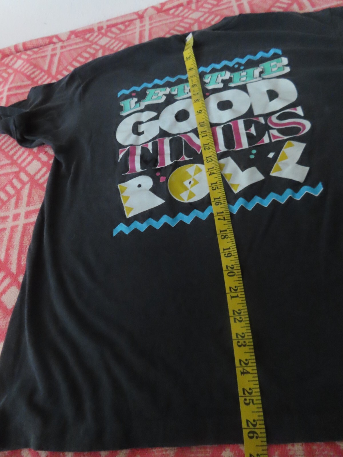 Vtg Stevie Ray Vaughan & Double Trouble 1984 Let The Good Times Roll T Shirt XL