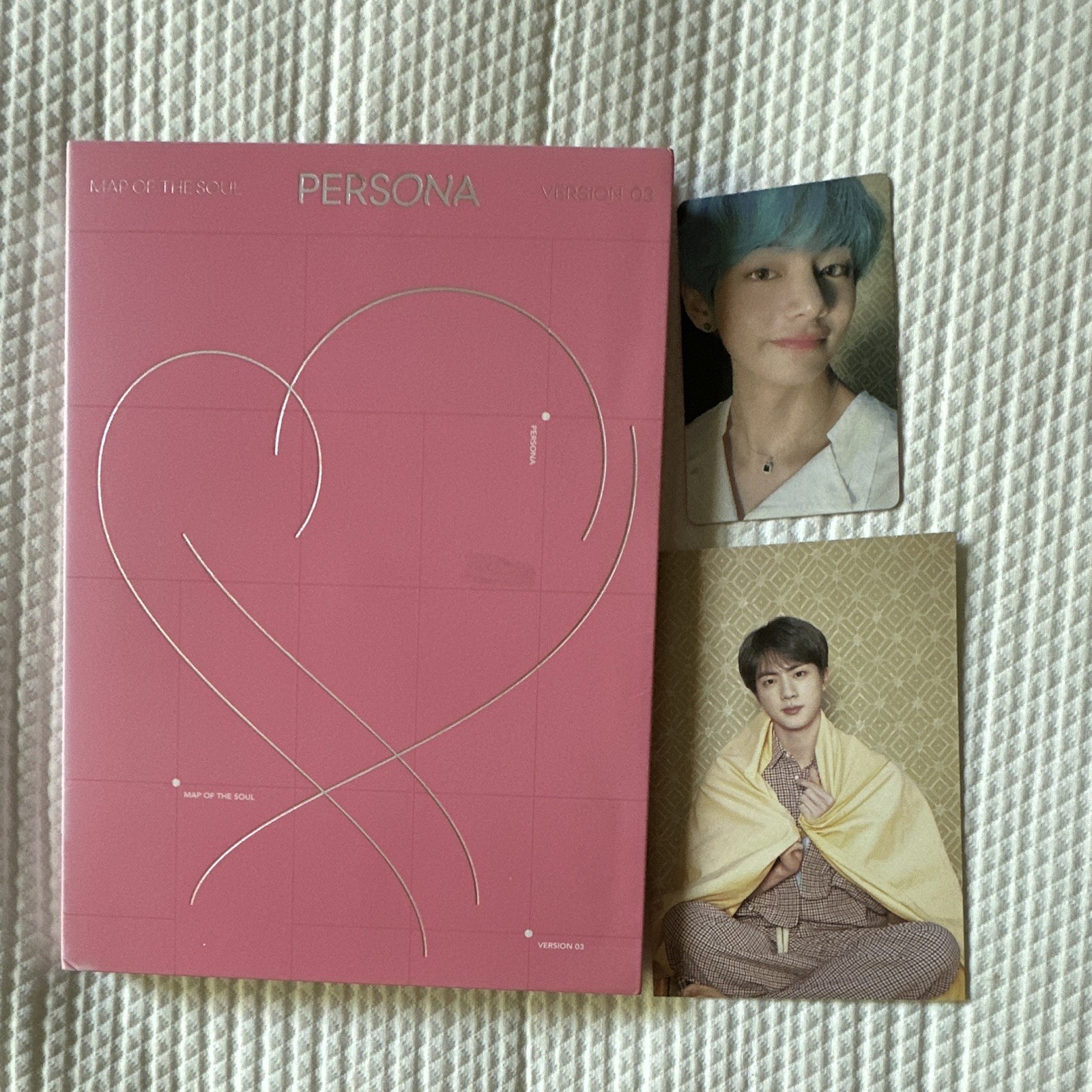 BTS Map of the Soul: Persona ver. 03 | V & Jin photocards