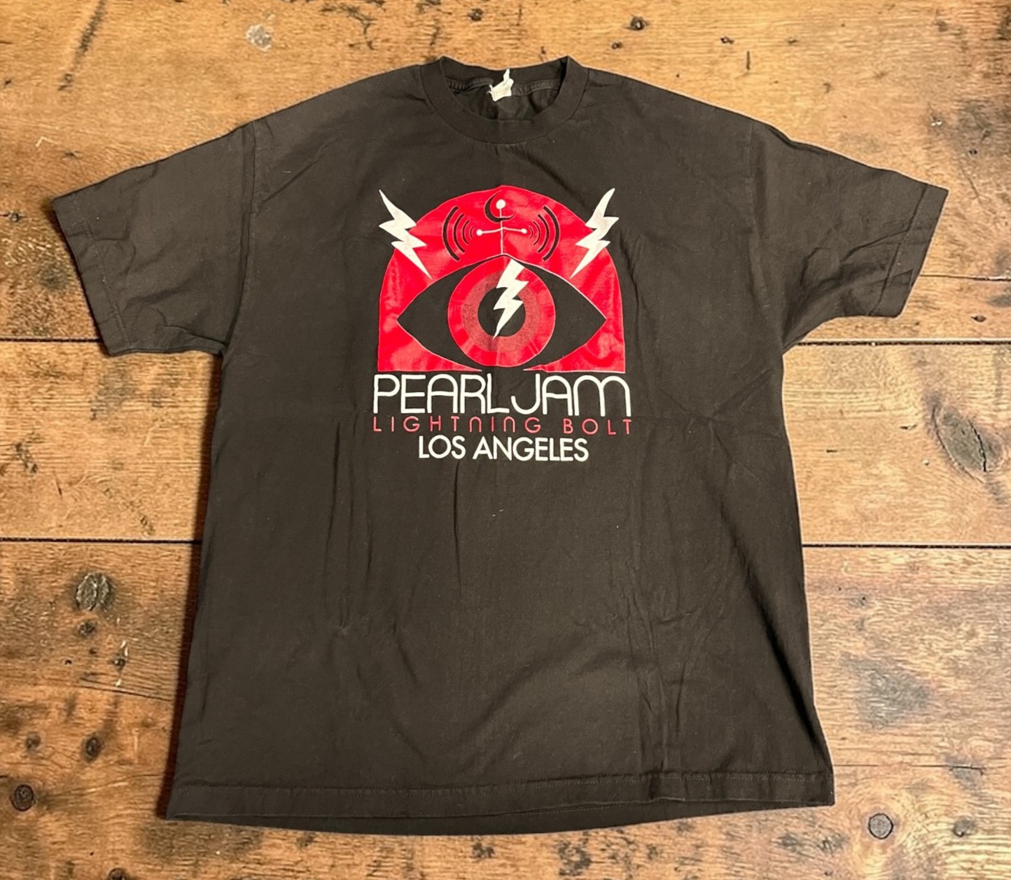 2013 PEARL JAM Lightning Bolt Concert Tour Size XL Alstyle T-Shirt Rock Band C1