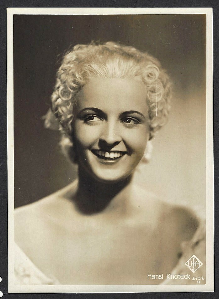 Gerrman Cinema HANSI KNOTEK 6.5” x 9.5” photograph