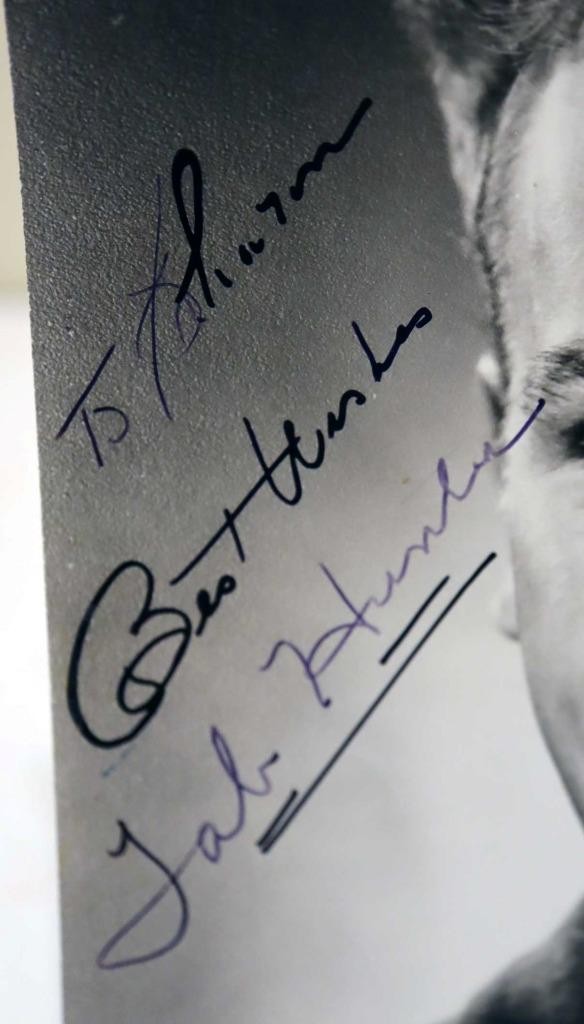 Tab Hunter Signed Autograph 8×10 Vintage Portrait Photo Hollywood Heartthrob
