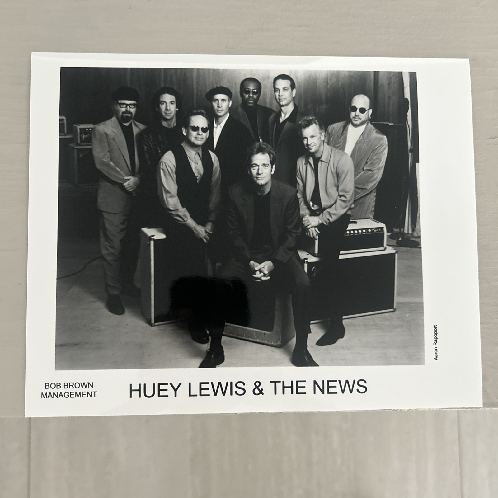 HUEY LEWIS AND THE NEWS Original Publicity Promo Photo 8×10