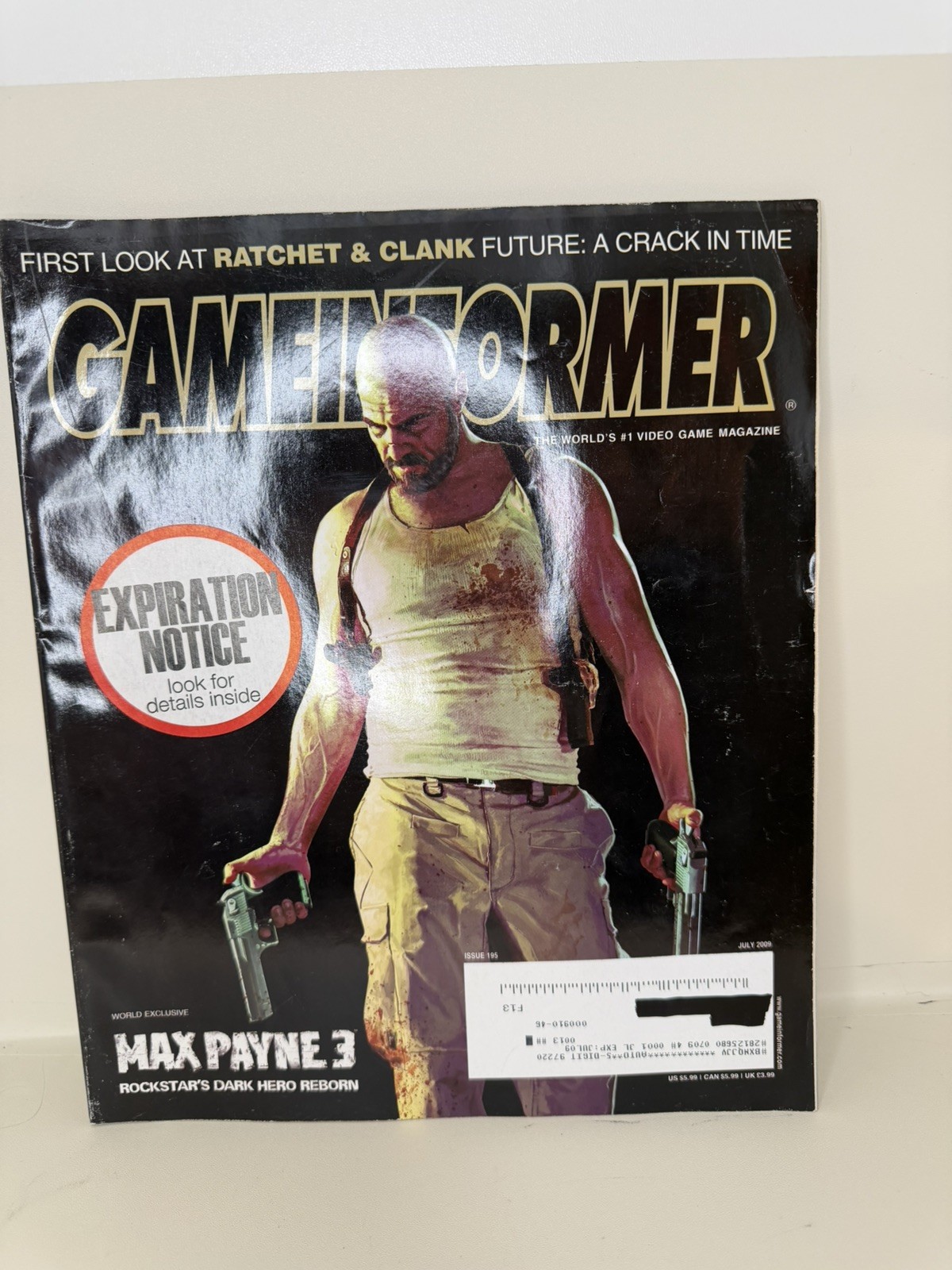 Game Informer Magazine July 2009 Issue 195 Max Payne 3, Aliens vs. Predator