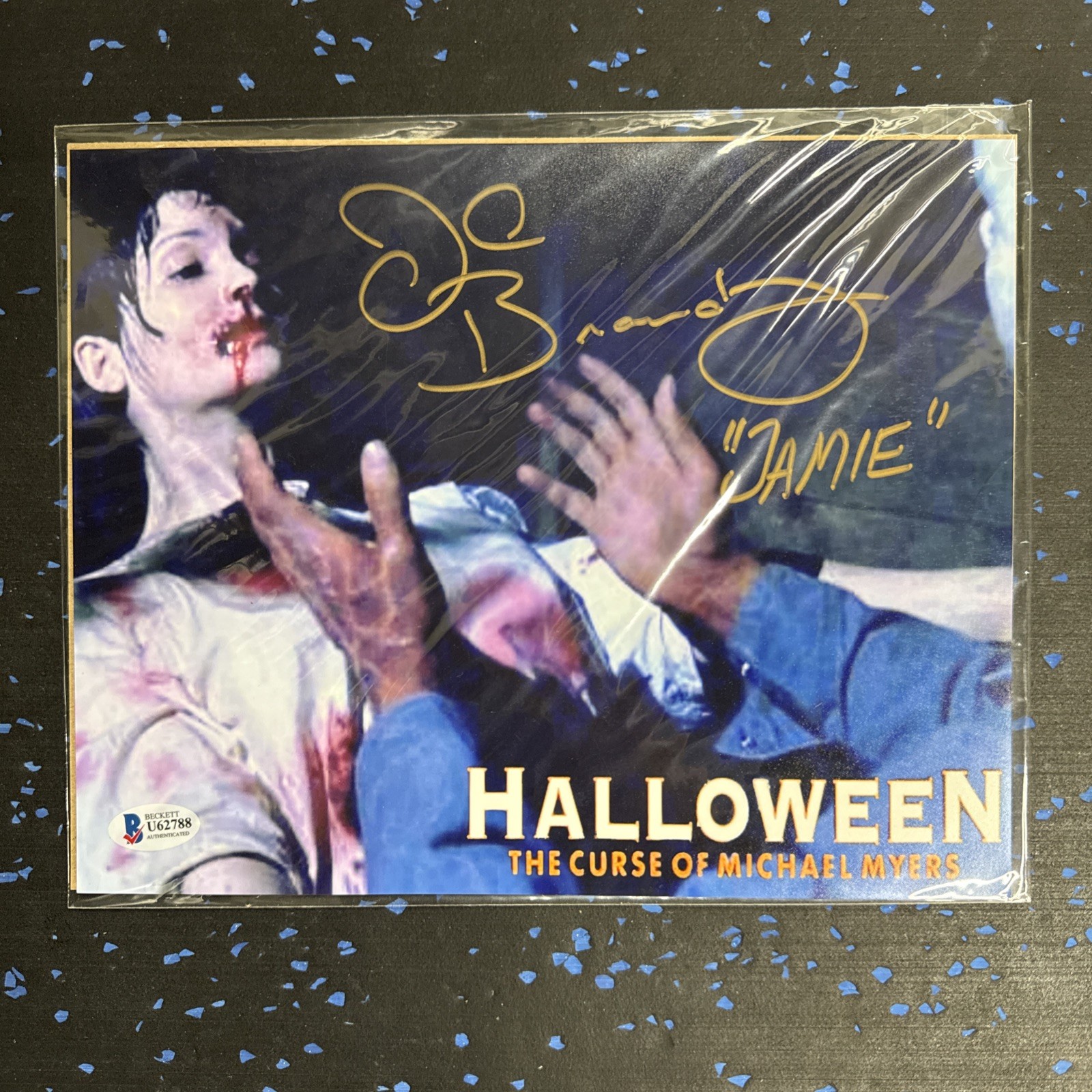 JC J.C. BRANDY SIGNED AUTOGRAPHED 8×10 PHOTO JAMIE HALLOWEEN HORROR BECKETT BAS