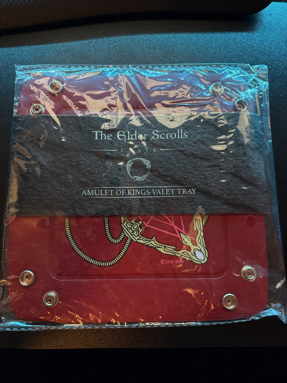 Loot Crate THE ELDER SCROLLS “Amulet of Kings Valet Tray” Exclusive, NEW