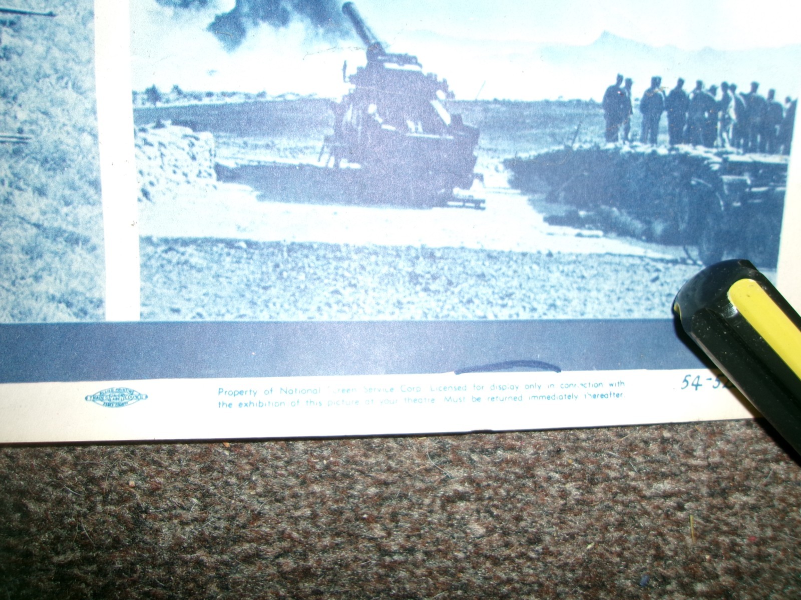 THIS IS YOUR ARMY 1954 Movie Poster 14″x35″ Made with United States Army