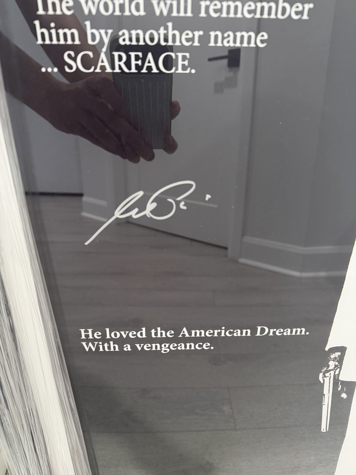 Al Pacino Scarface Autographed Fanatics Authentic Framed 27″ x 40″ Movie Poster