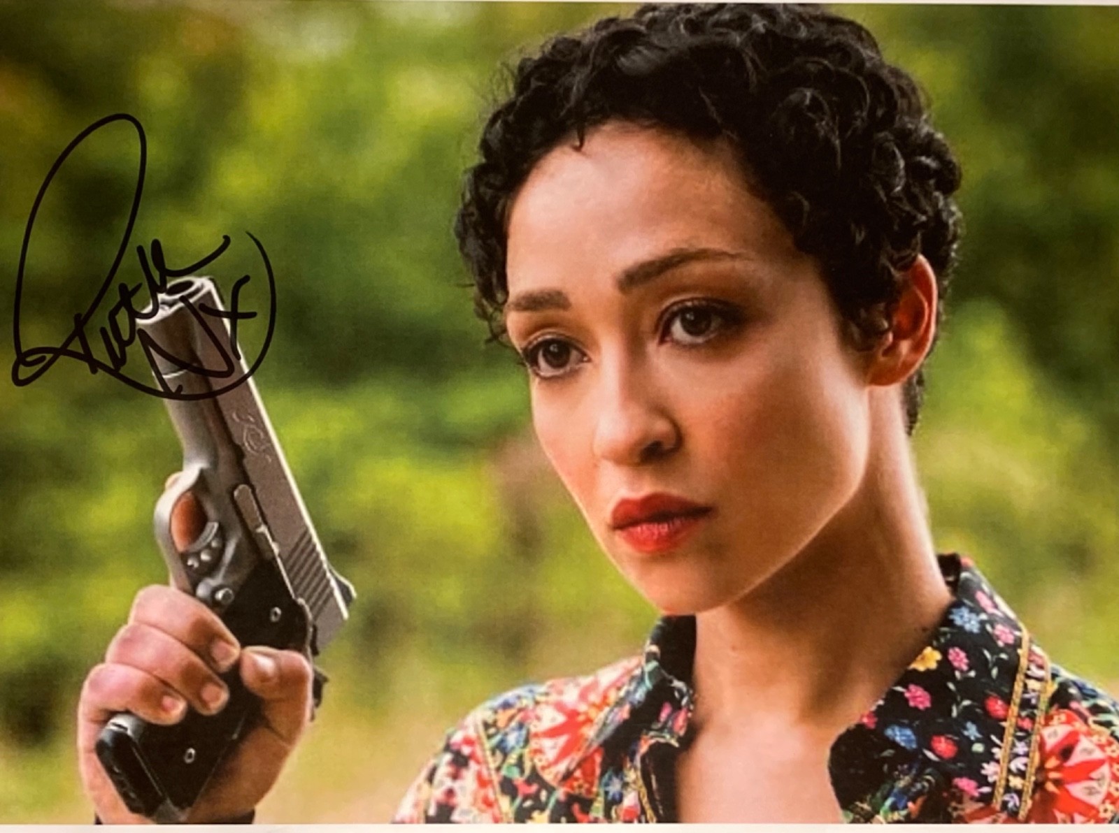 Hand SIGNED Ruth Negga 17×11 Photo Poster (w/ ACOA) — Preacher ‘Tulip O’Hare’