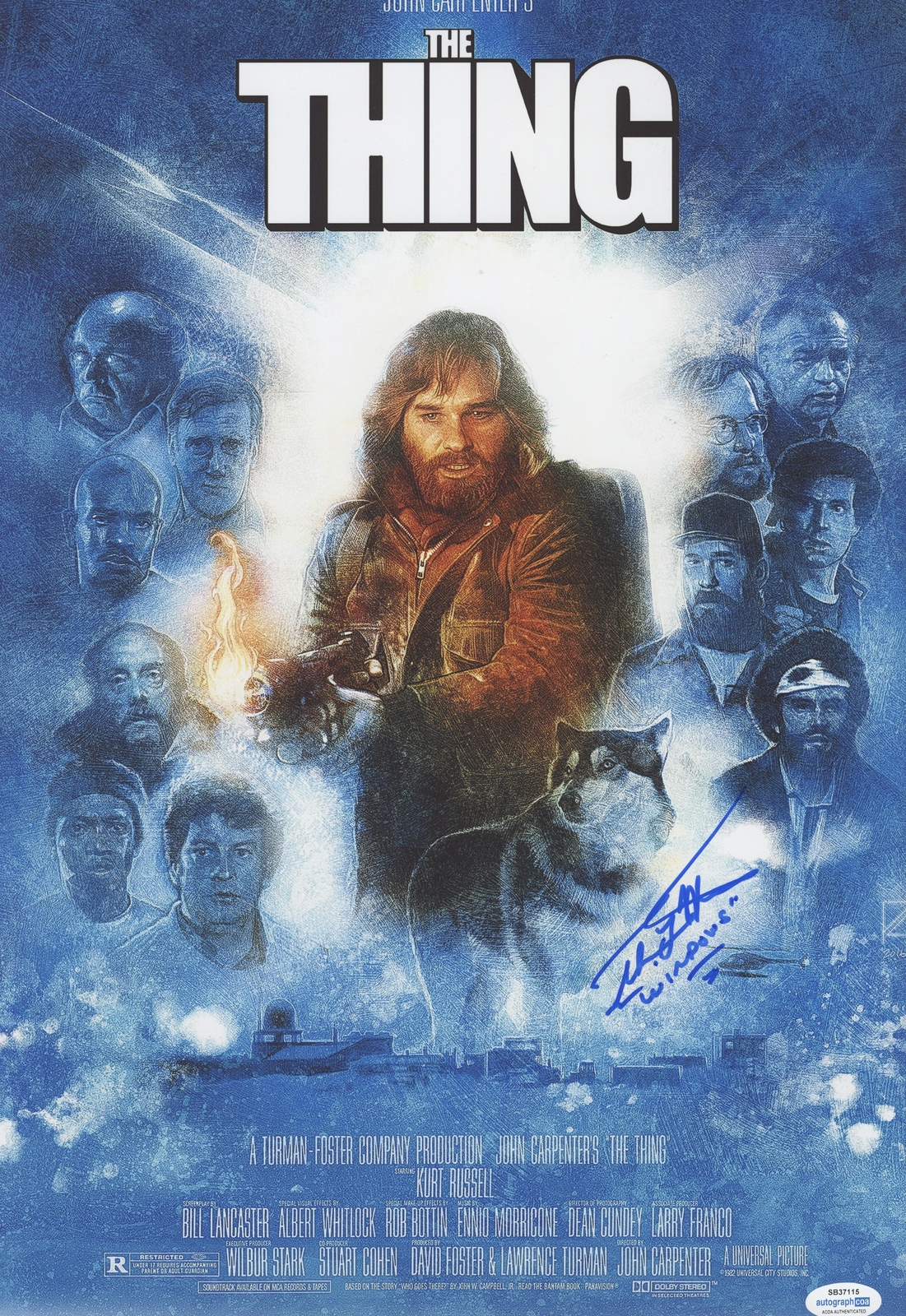 Thomas G. Waites “The Thing” AUTOGRAPH Signed ‘Windows’ 12×18 Poster Photo C