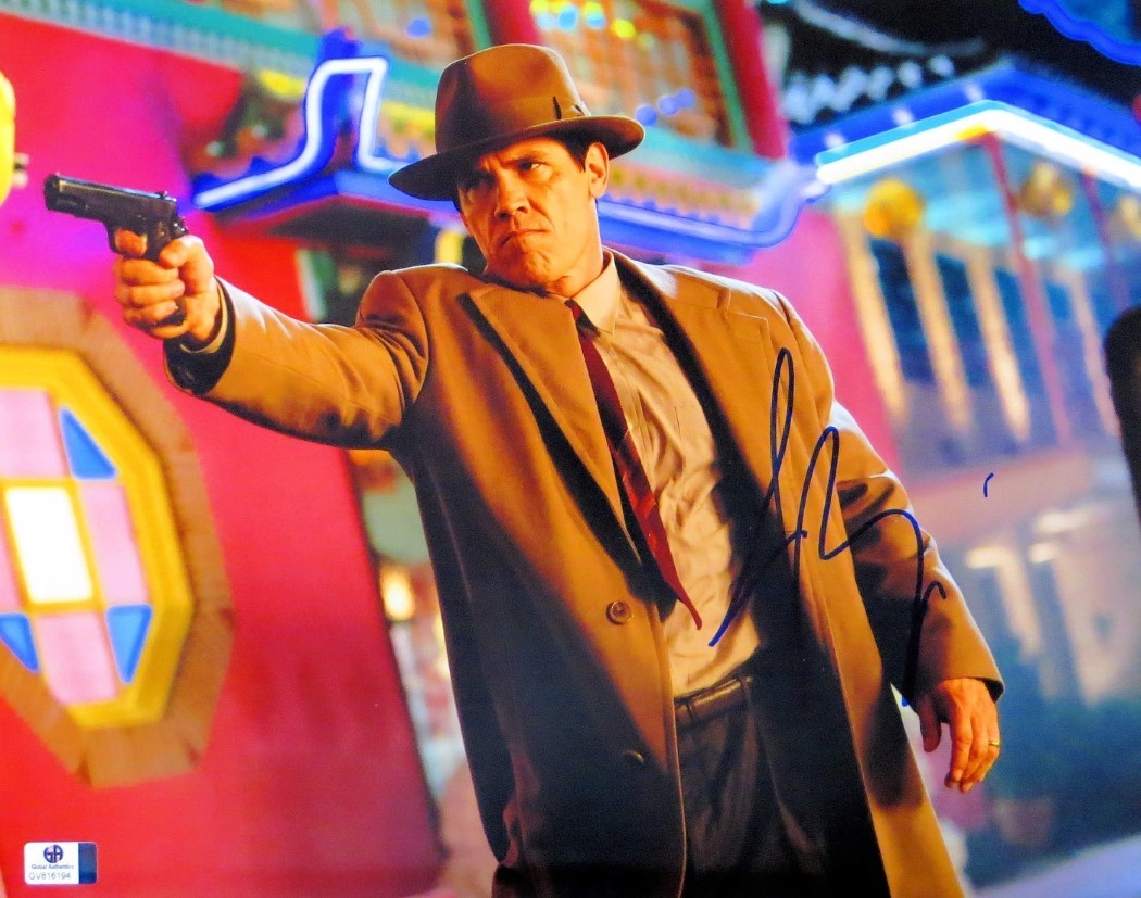 Josh Brolin Signed Autographed 11X14 Photo Gangster Squad w/Gun GV816194