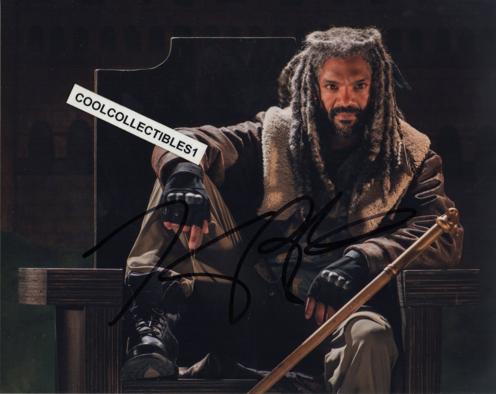 KHARY PAYTON of (THE WALKING DEAD) IN PERSON SIGNED 8X10 COLOR PHOTO COA
