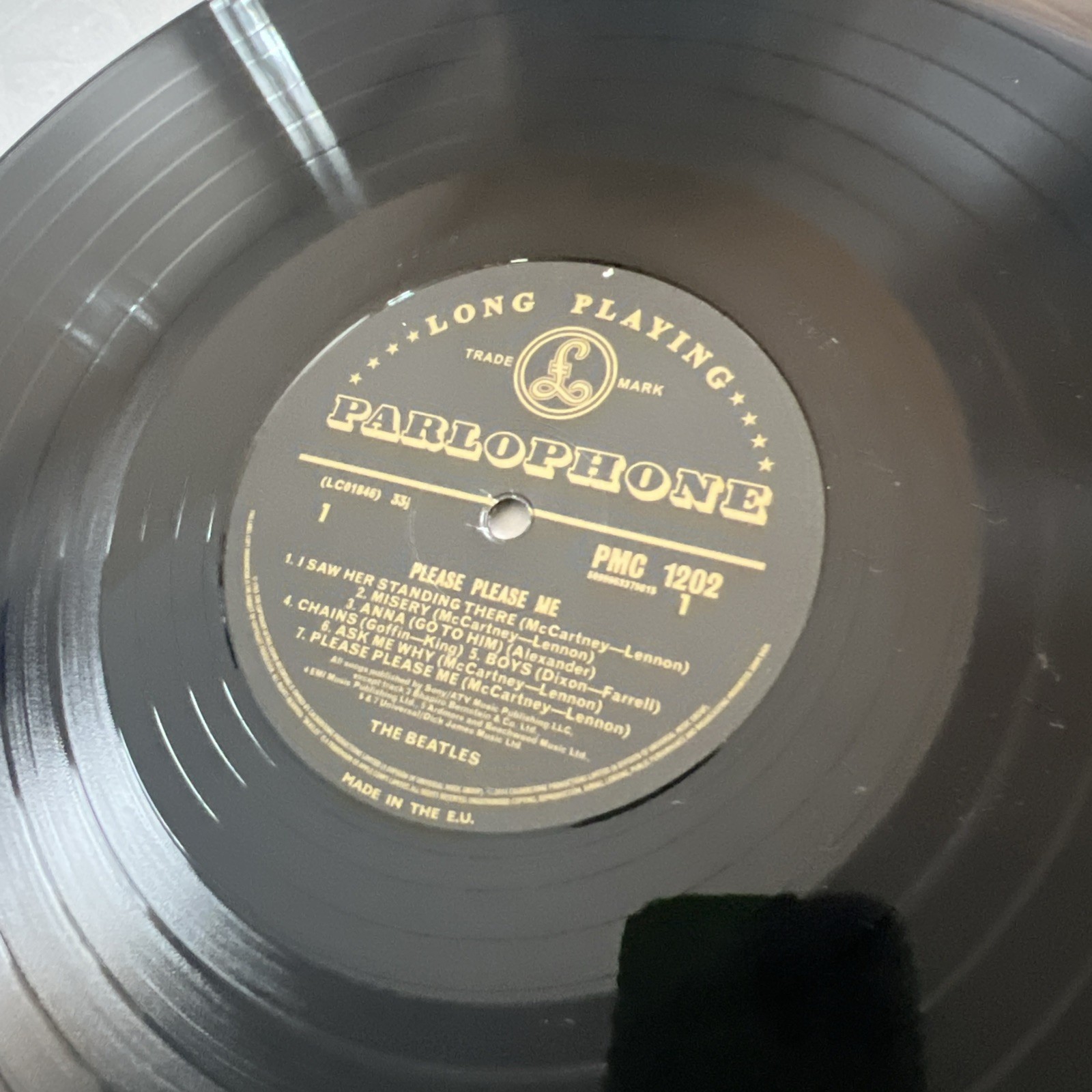 The Beatles 1963 Please Please Me Parlophone PMC 1202 Mono Recording Excellent C