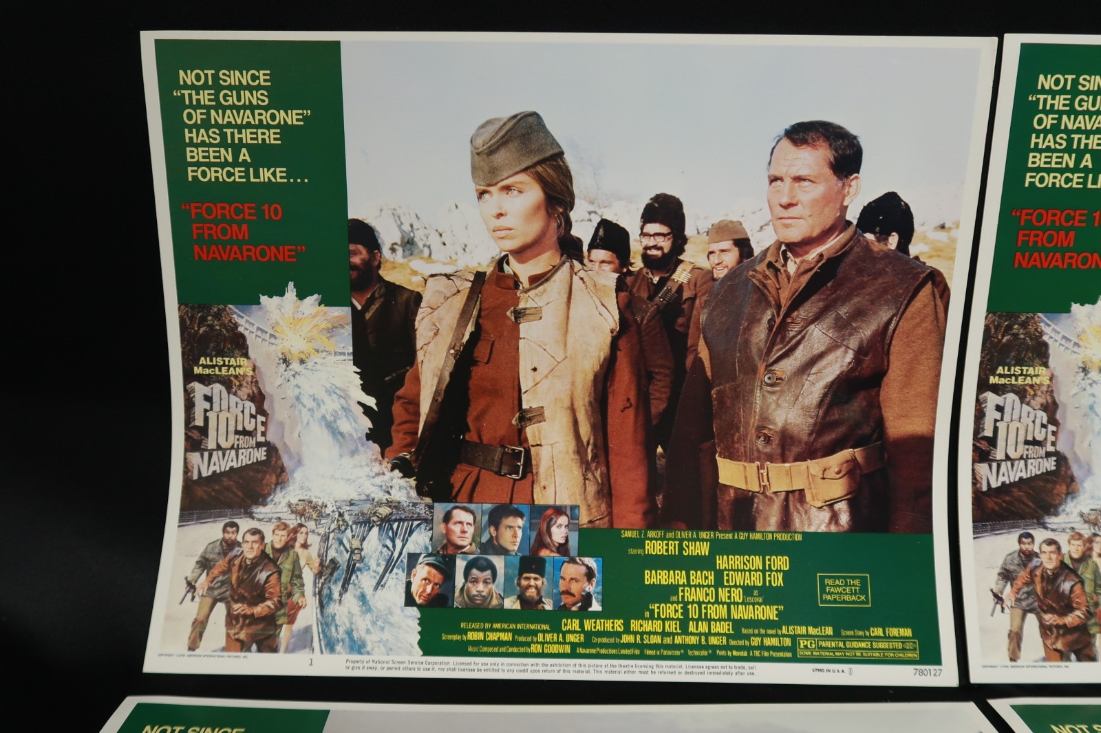 Force 10 From Navarone Lobby Cards 1978 Stills Originals 11 x 14 NSS 780127