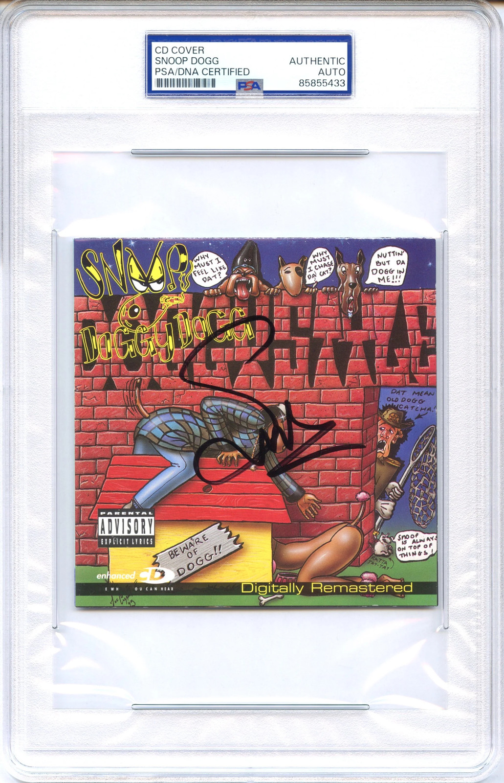 Snoop Dogg Signed Autographed CD Cover “Doggystyle” PSA/DNA Authenticated
