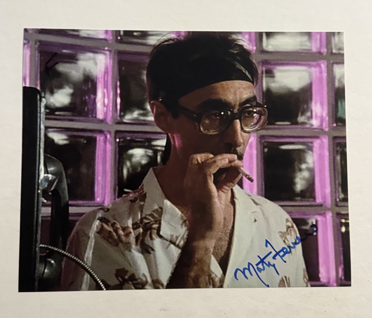 MARTIN FERRERO HAND SIGNED 8×10 PHOTO ACTOR AUTOGRAPHED MIAMI VICE RARE COA