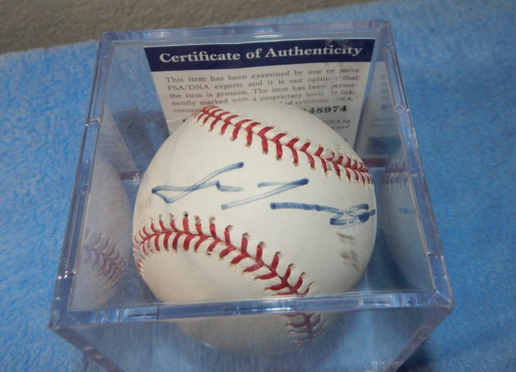 JOHN TRAVOLTA Signed Autographed MLB Baseball Movie Star Actor PSA/DNA AB48974