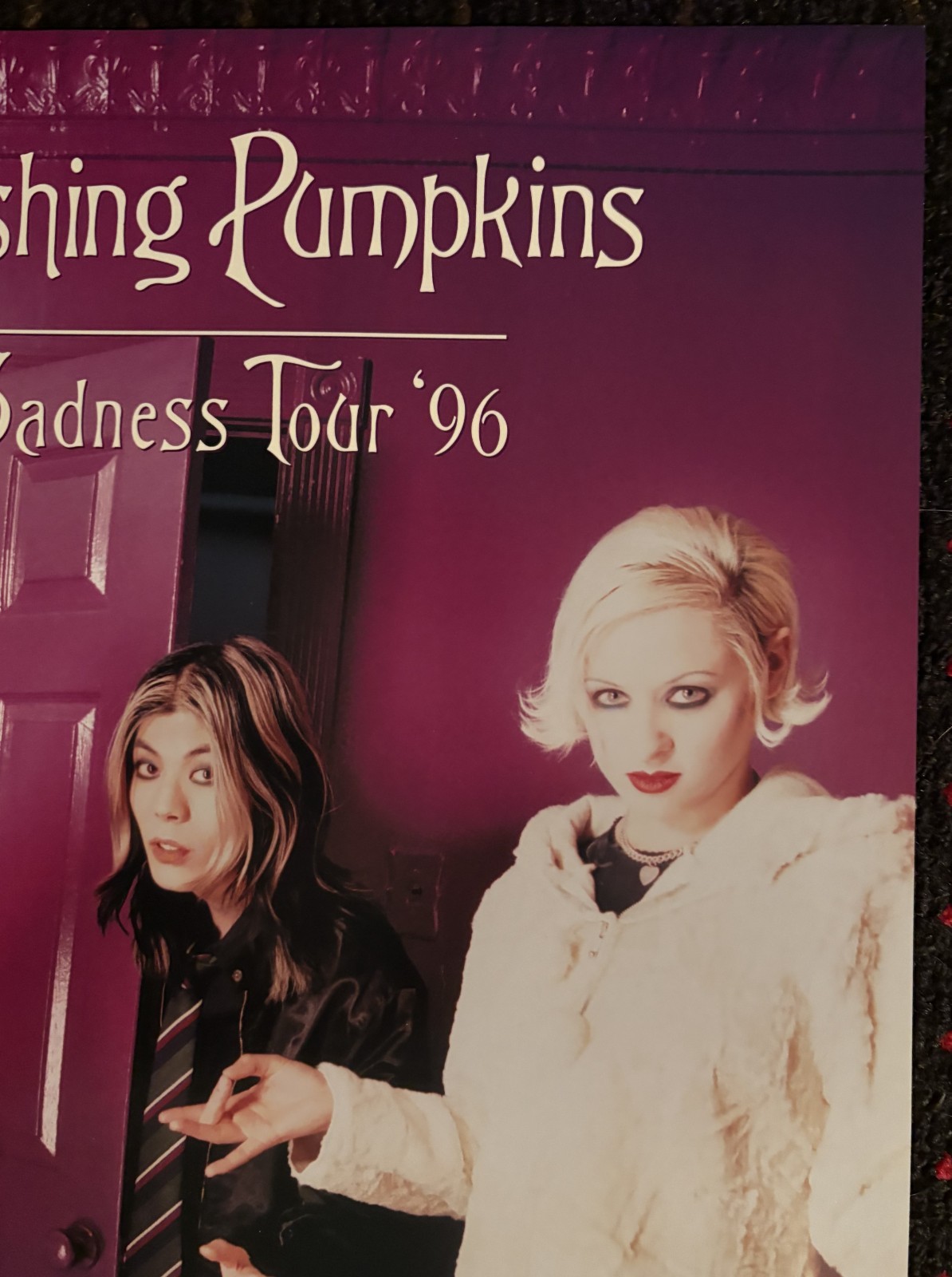 THE SMASHING PUMPKINS Infinite Sadness Tour 96 record store 18×30 promo poster
