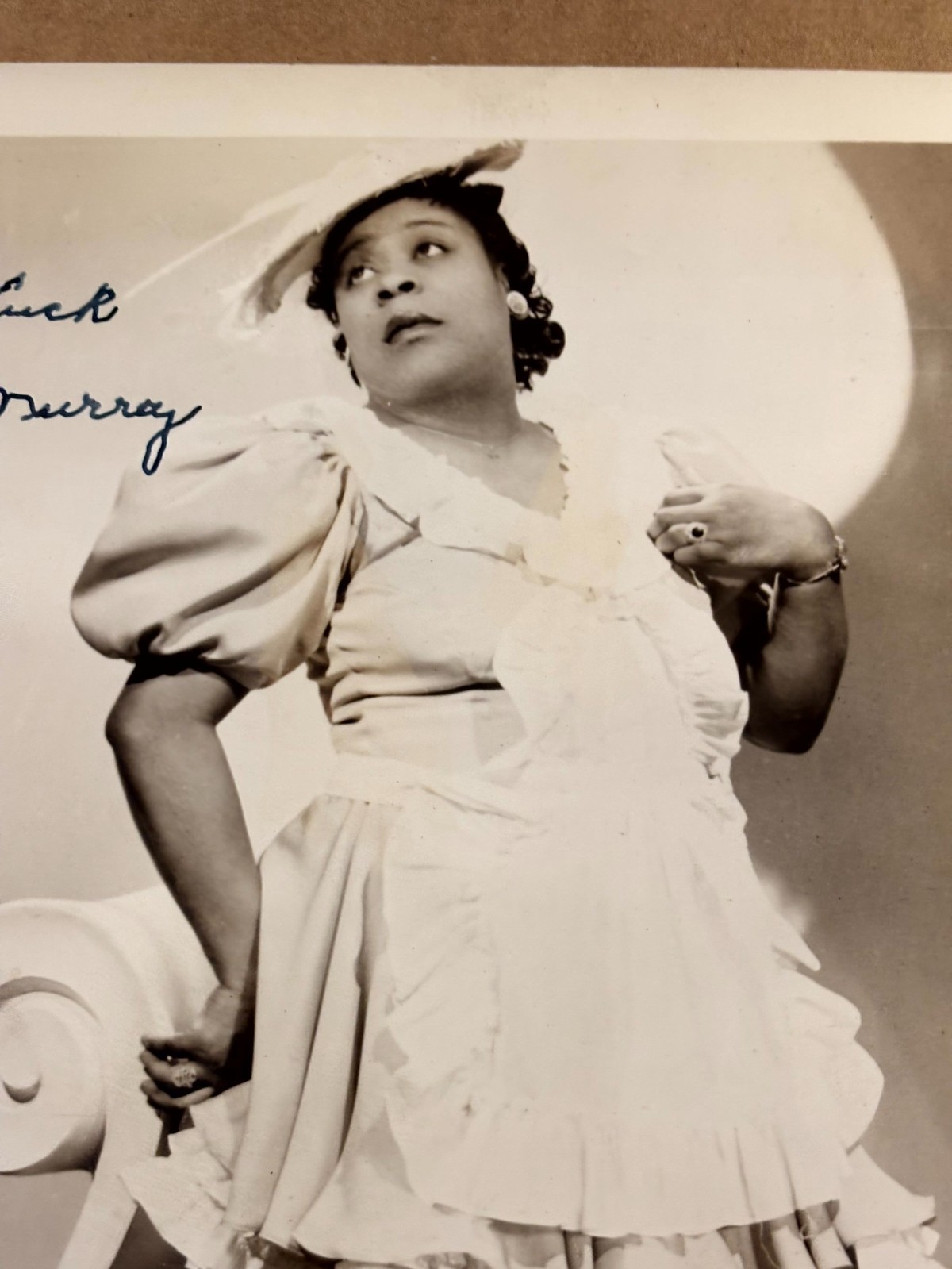 Kitty Murray Very Rare Early Autographed 8/10 Photo 40s Comic Dancer Jazz Lionel
