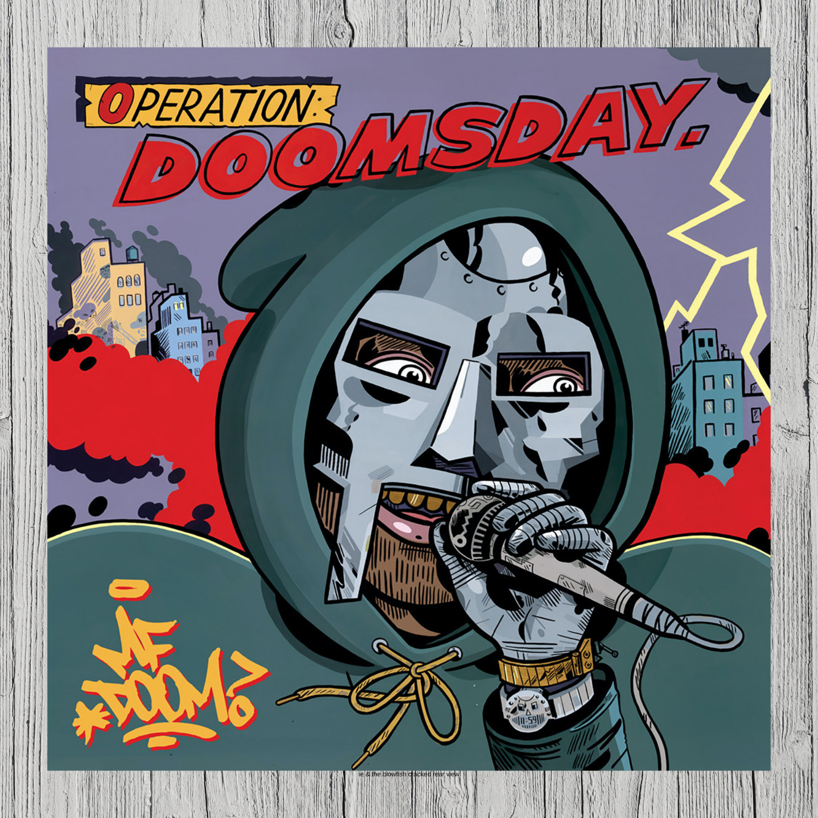 MF Doom Operation Doomsday Album Cover Metal Sign Poster