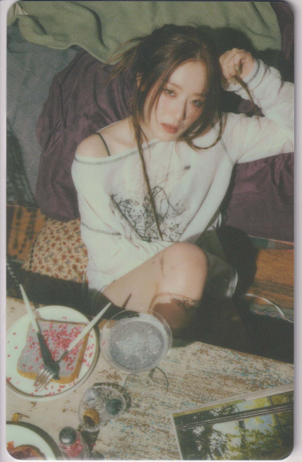 (G)I-dle Shuhua Official Photocard | I Feel Album Poca Album PVC QR Card