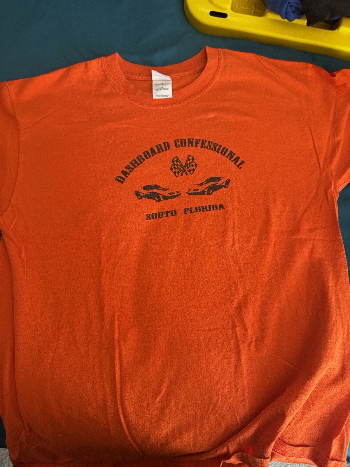 Dashboard Confessional South Florida Orange Tee Men’s L
