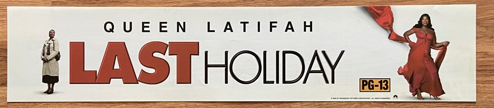 📽 Last Holiday (2005) – Double-Sided – Movie Theater Mylar / Poster 5×25