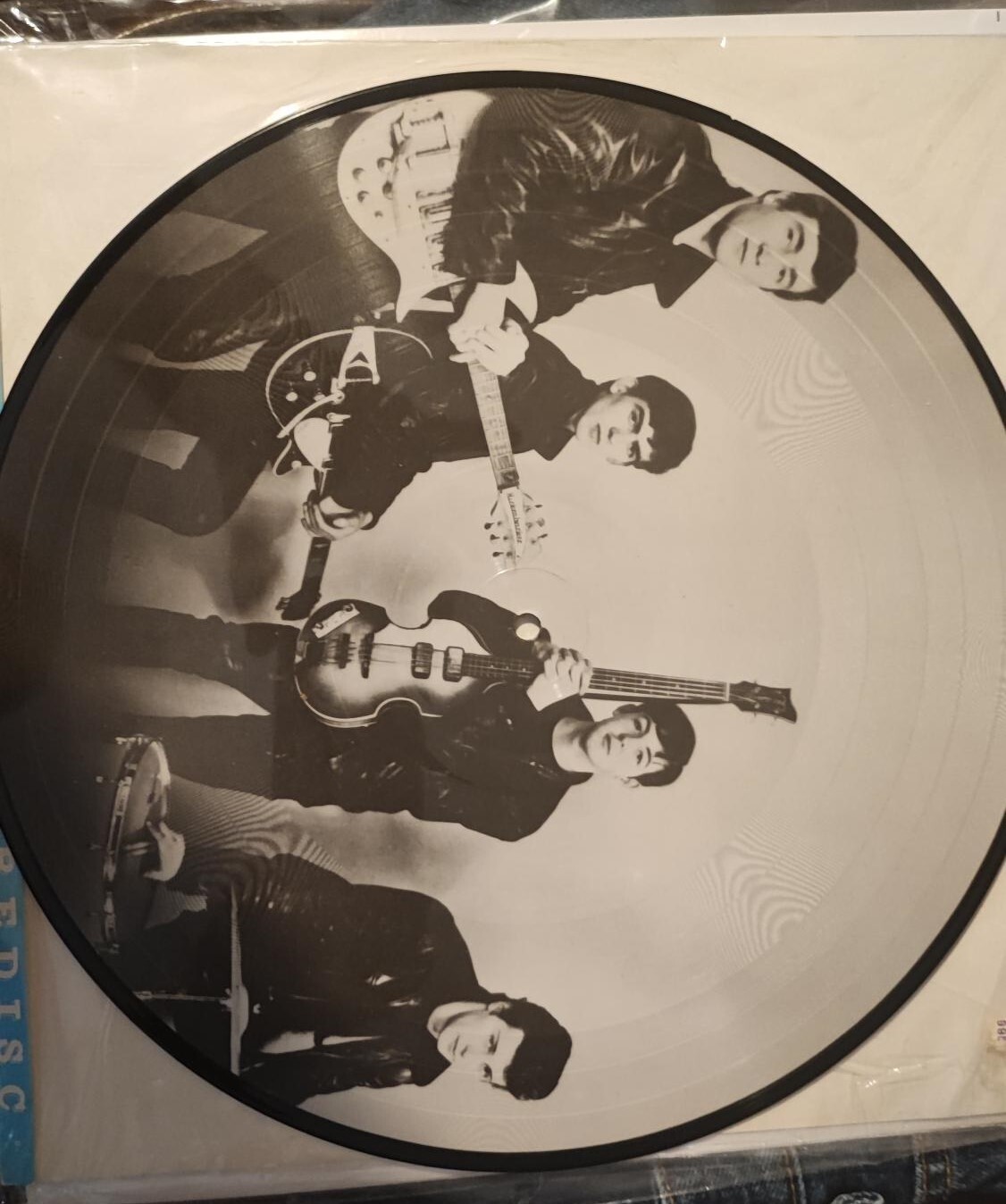 Mint Condition 1983 “SILVER BEATLES” Picture Disc The Beatles In Hamburg Germany