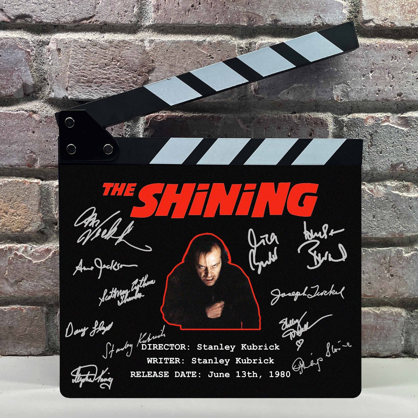 The Shining Facsimile Signed Movie Clapboard – Cult Horror Memorabilia Decor