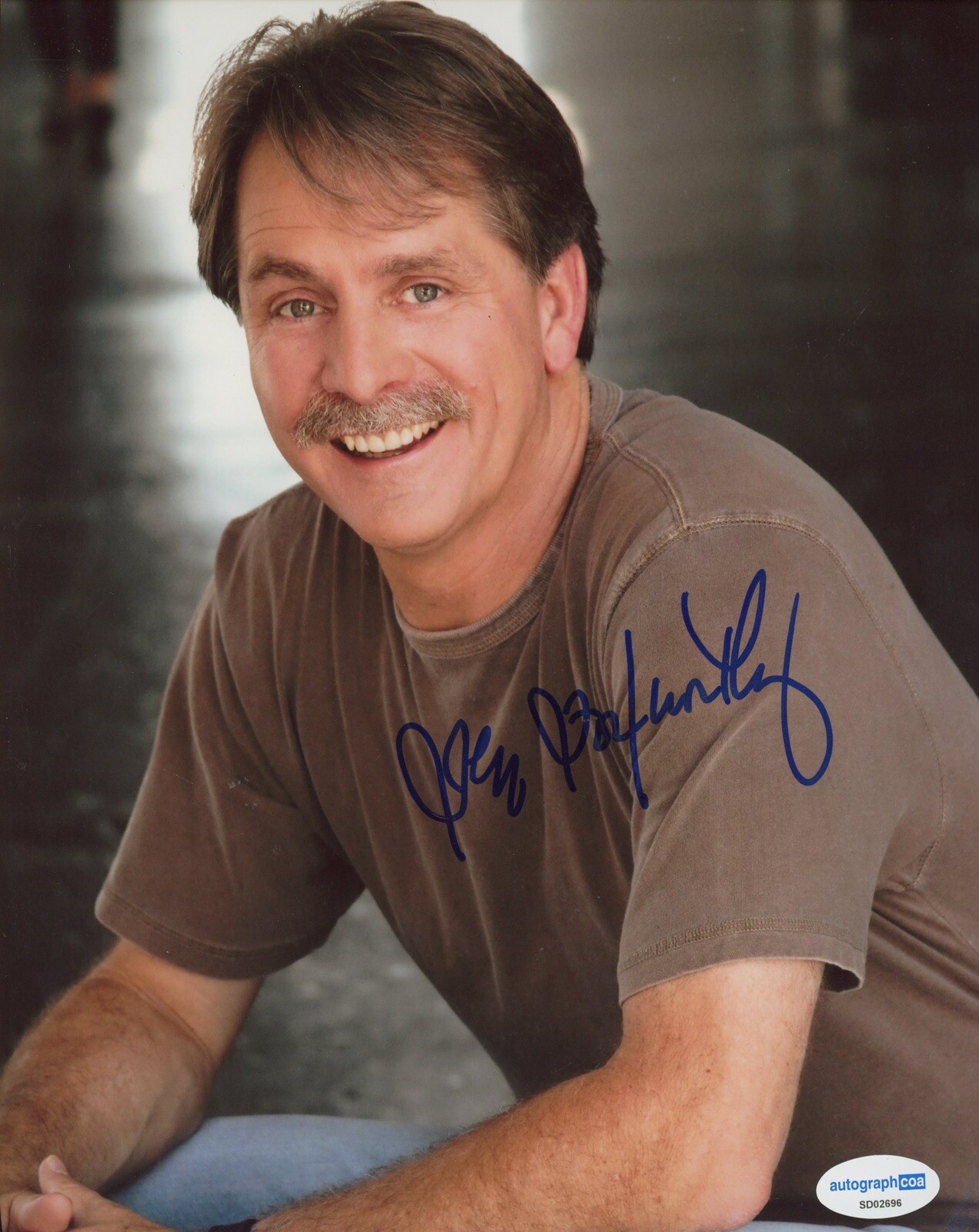JEFF FOXWORTHY COMEDIAN SIGNED AUTOGRAPH 8×10 PHOTO PICTURE ACOA COA BLUE COLLAR