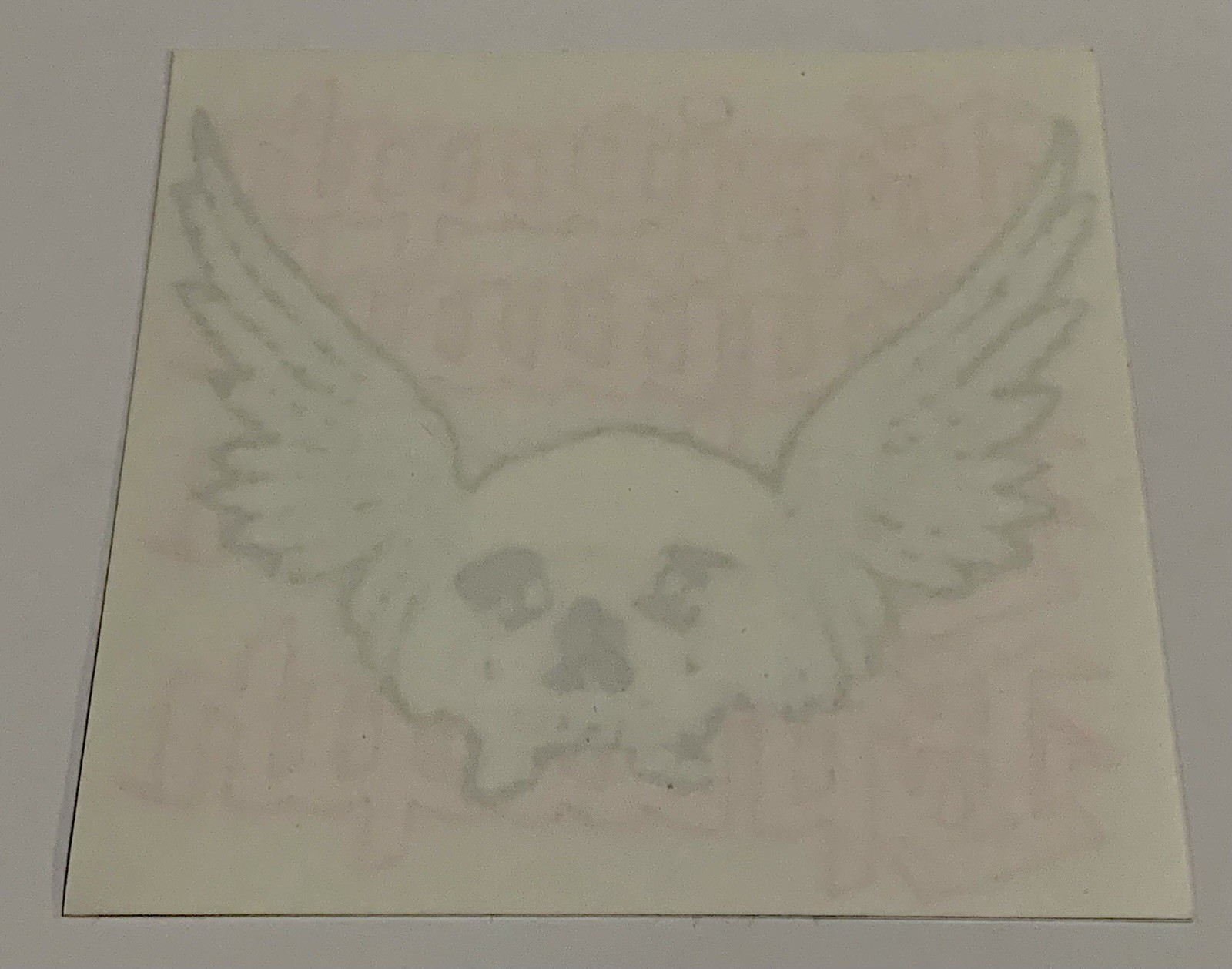 Official Epitaph Records Record Label Skull Wings Logo Promotional Sticker 2006