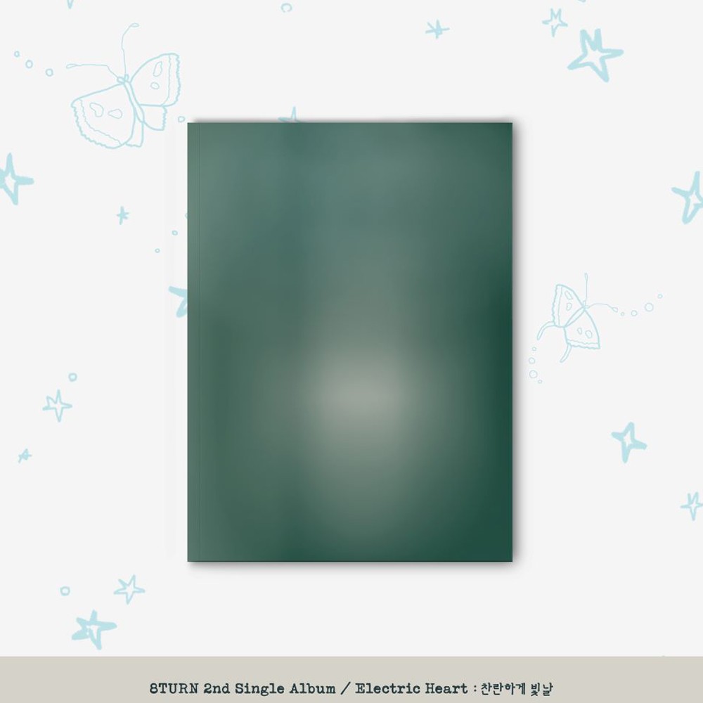 8TURN Electric Heart : 찬란하게 빛날 2nd Single Album CD+Photobook+Photocard+Etc+TR#