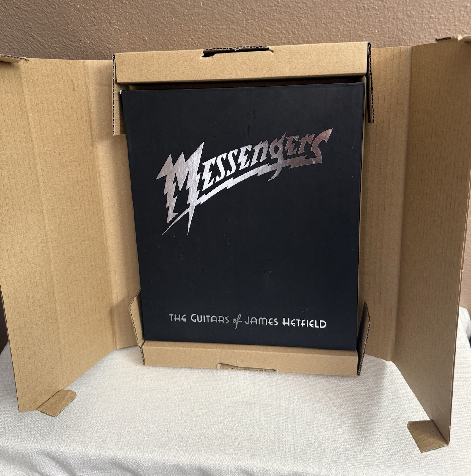 James Hetfield SIGNED Messengers Book AUTOGRAPHED SLIPCASE Number 0301/1500