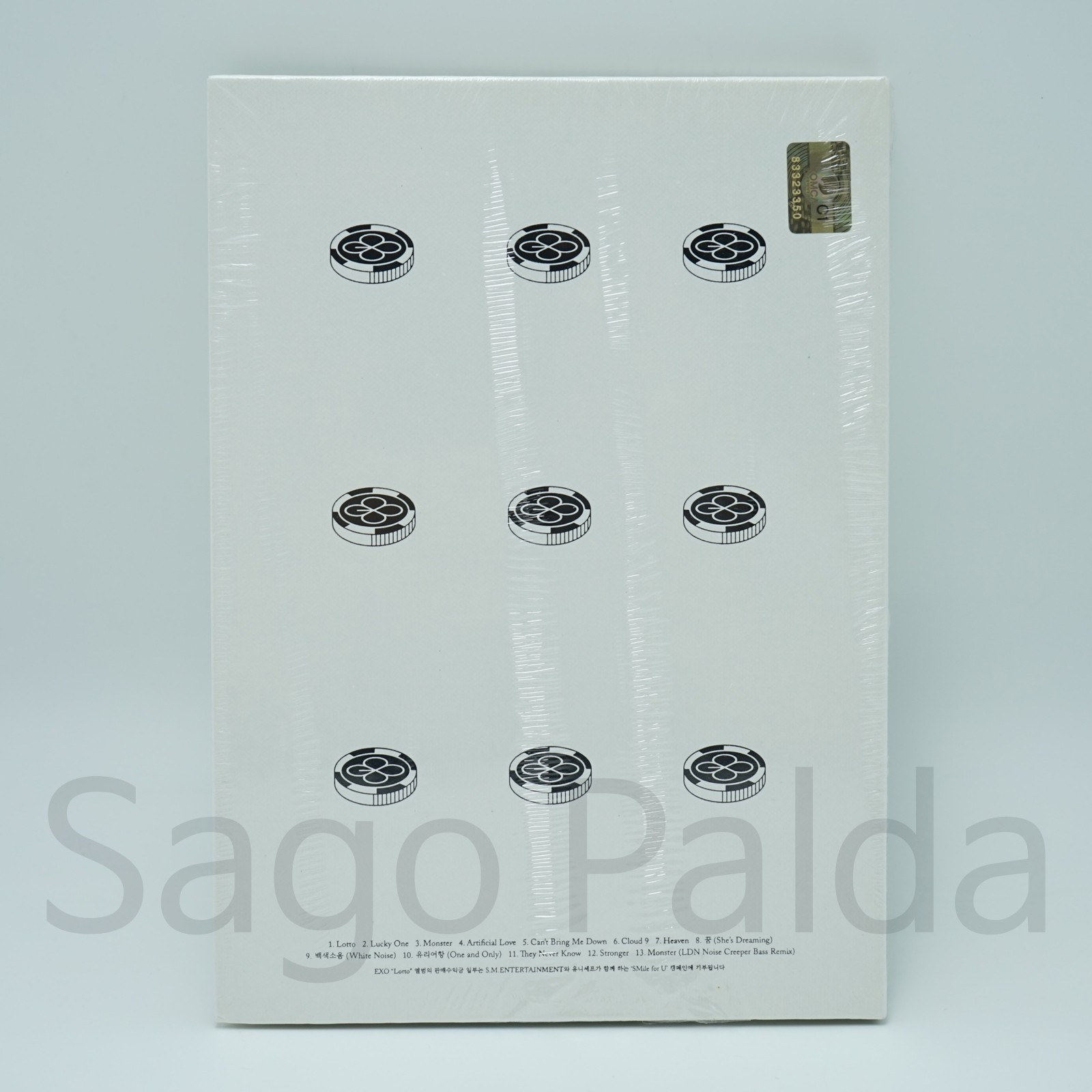 NEW Sealed EXO LOTTO Korean Version – The 3rd Album CD Repackage 2016