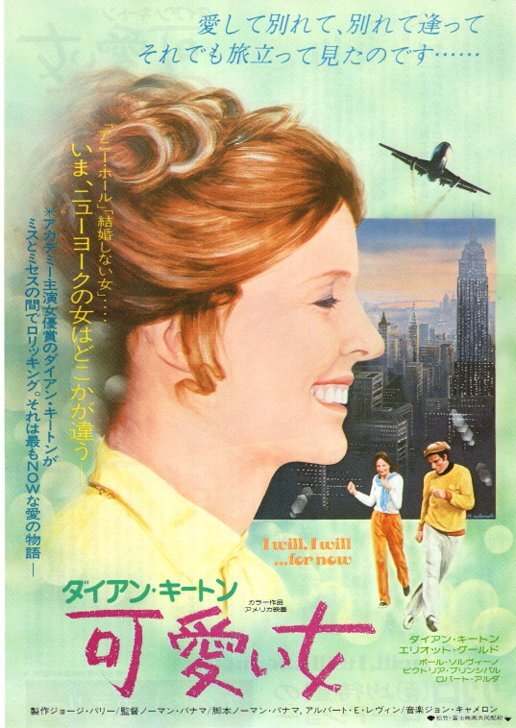 I Will… I Will… For Now Japan Movie Flyer 1976 Elliott Gould Norman Panama