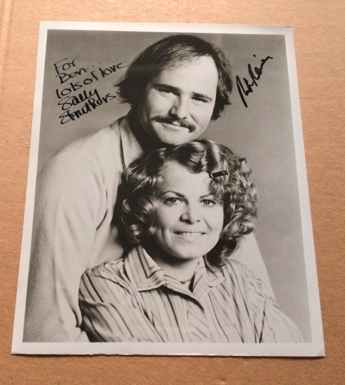 All in the Family photo signed autographed by Rob Reiner and Sally Struthers