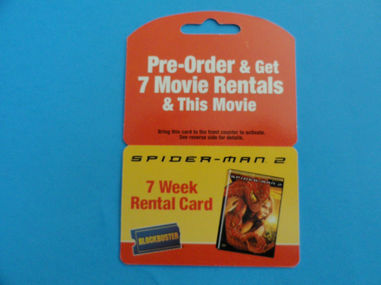SPIDER-MAN BLOCKBUSTER VIDEO RENTAL CARDS & DAILY NEWS PROMO 2002 RARE – NEW